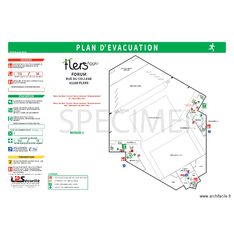 FORUM NIV 1. Plan de 0 pièce et 0 m2