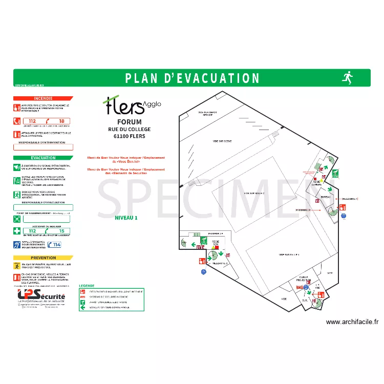 FORUM NIV 1. Plan de 