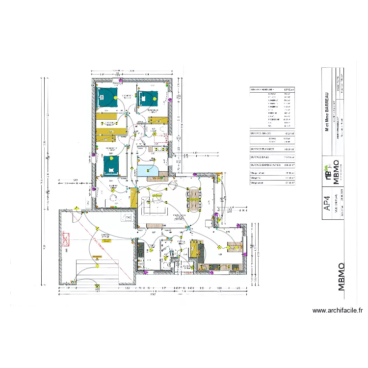 BARREAU ELEC MBMO. Plan de 