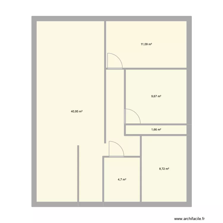 NEUVILLETTE. Plan de 6 et 77 m² NEUVILLETTE. Plan de 6 et 77 m²