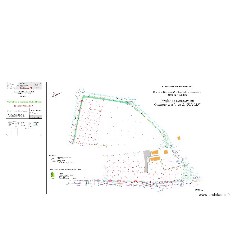 Froidfond - individuel. Plan de 0 pièce et 0 m2