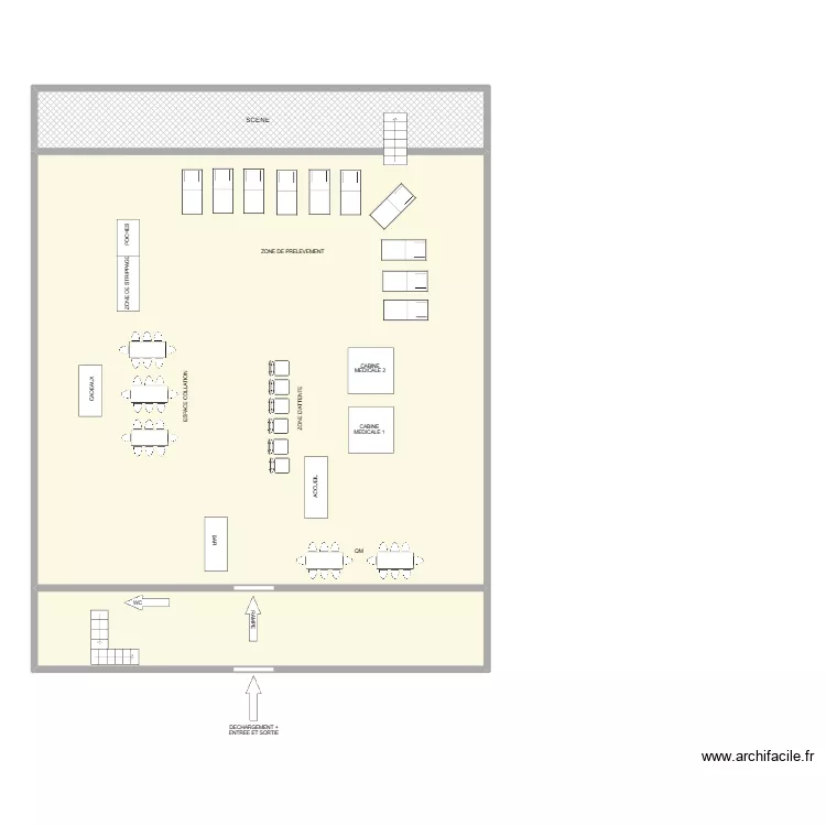DROGENBOS. Plan de 3  et 212 m²