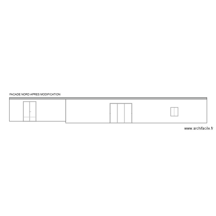Germain Façade NORD après. Plan de 0 pièce et 0 m2