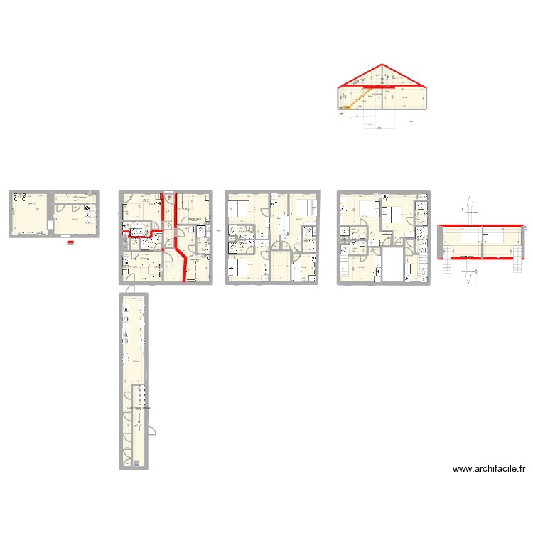 Batiment à renover. Plan de 0 pièce et 0 m2