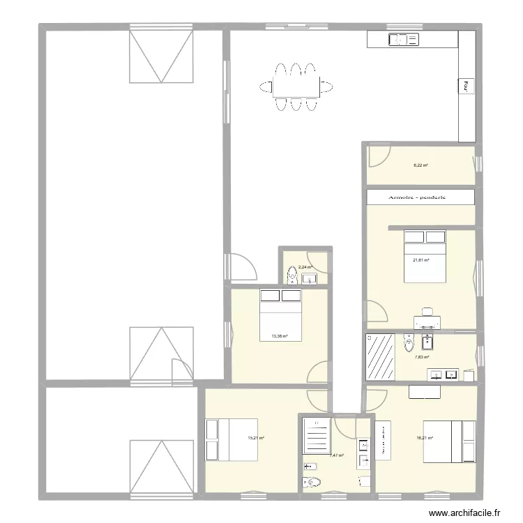 portugal 2. Plan de 8 pièces et 90 m² portugal 2. Plan de 8 pièces et 90 m²