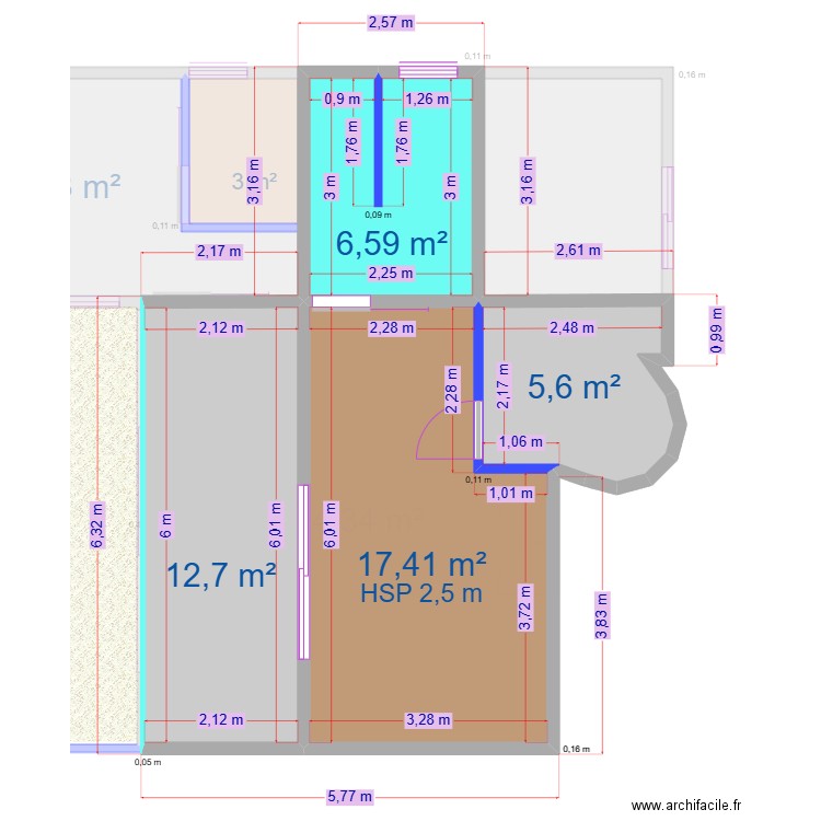 Villa Model 2 V1. Plan de 10 pièces et 114 m2