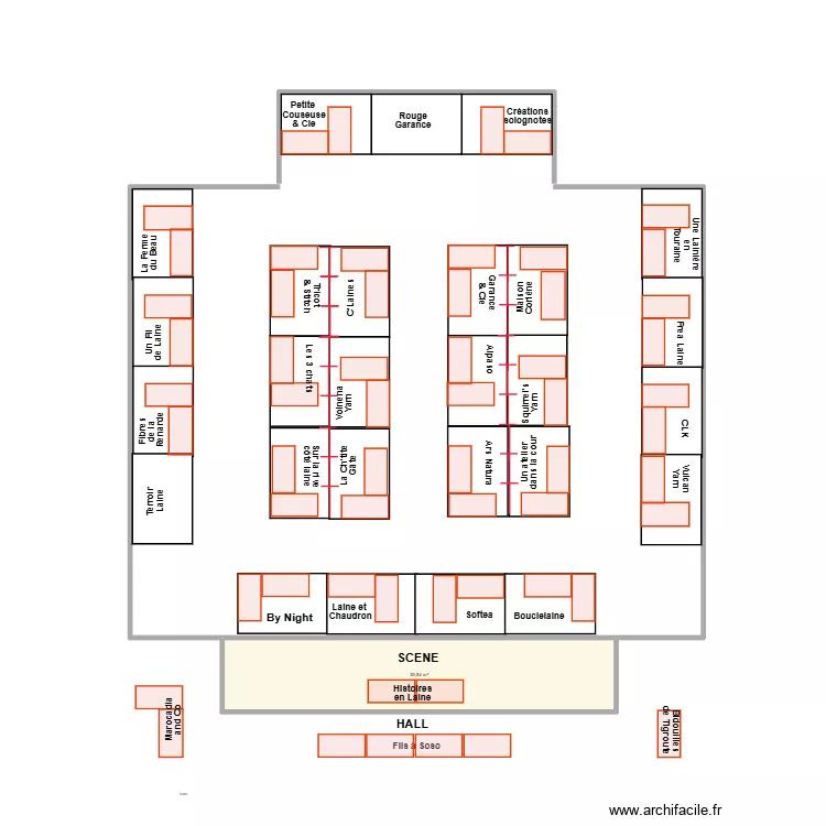 Agora 2026. Plan de 1 Pièce et 31 m²
