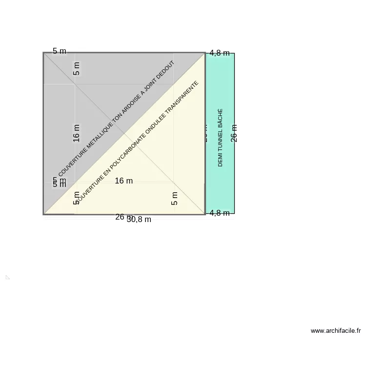 À INTÉGRER DANS PLAN DE MASSER PLAN DE TOITURE. Plan de À INTÉGRER DANS PLAN DE MASSER PLAN DE TOITURE. Plan de