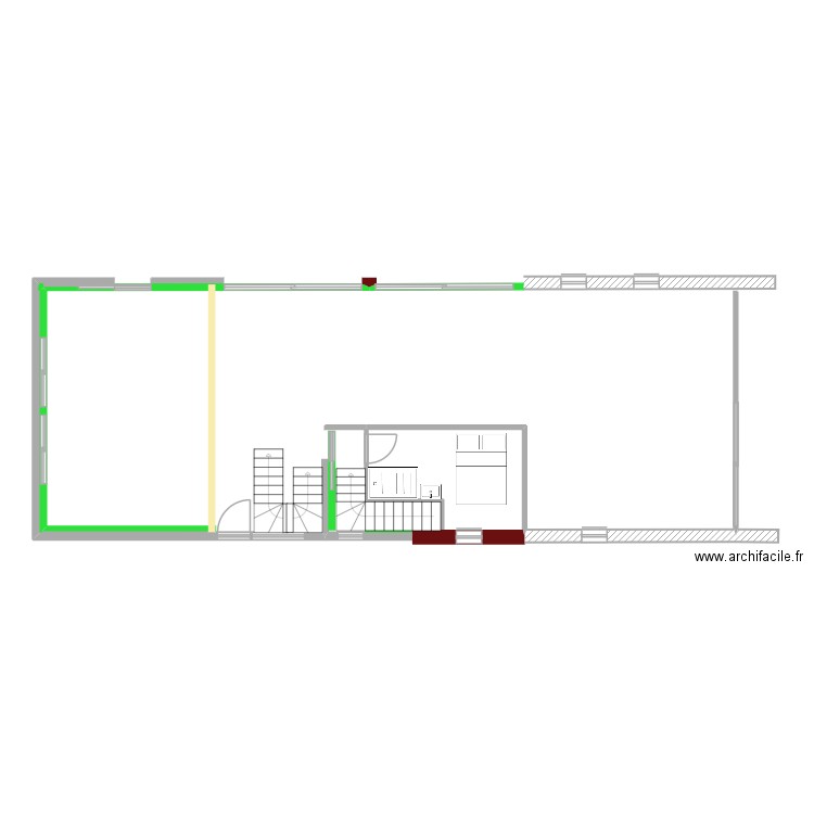 Projet Gonneville. Plan de 0 pièce et 0 m2