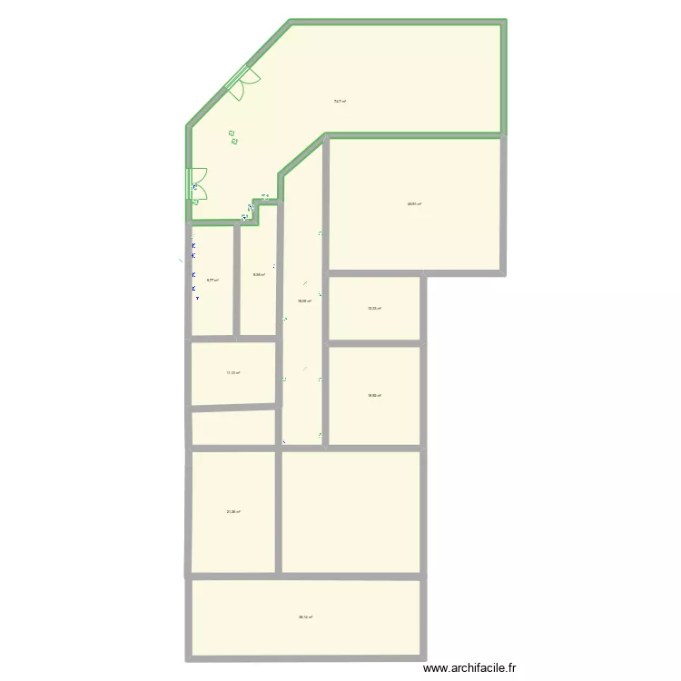 villa de DUPRE. Plan de villa de DUPRE. Plan de