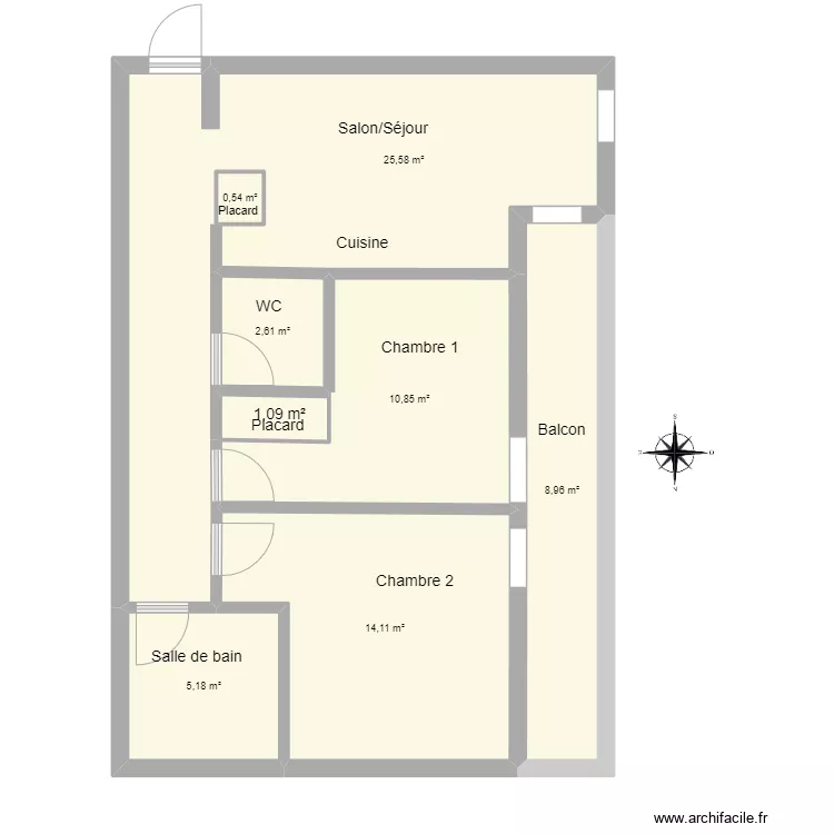 Plan appartement vierge. Plan de Plan appartement vierge. Plan de