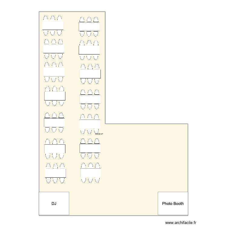 plan mariage. Plan de 0 pièce et 0 m2