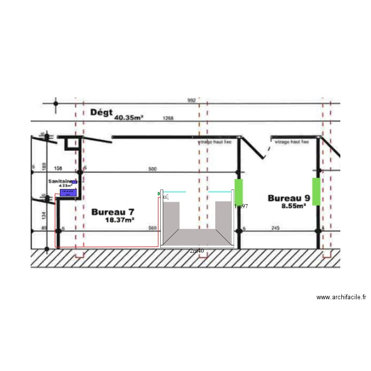 PLAN LADS SAS1. Plan de 0 pièce et 0 m2