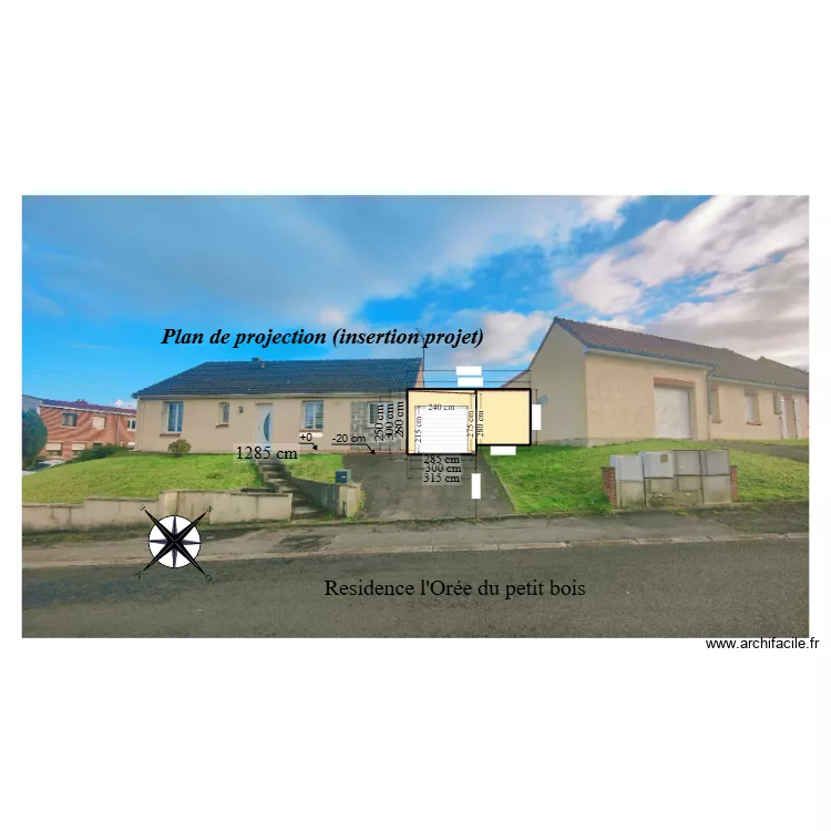 Plan de projection garage. Plan de Plan de projection garage. Plan de