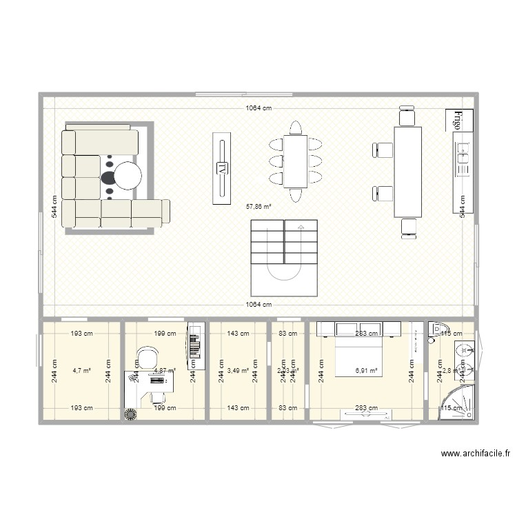 Home fab. Plan de 0 pièce et 0 m2