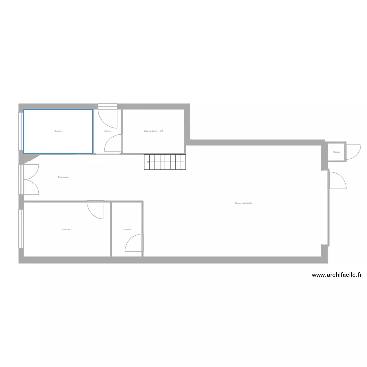 Desmure Niv 1. Plan de 