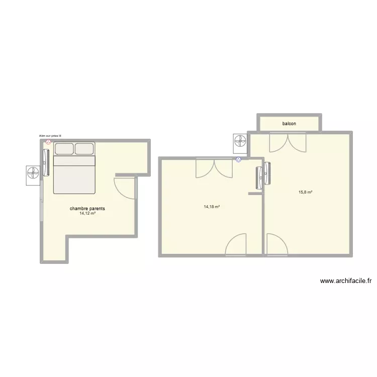 zunarelli. Plan de 4 Pièces et 45 m² zunarelli. Plan de 4 Pièces et 45 m²