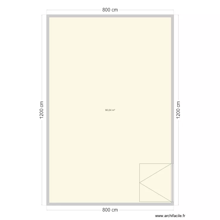 Garage sci. Plan de 