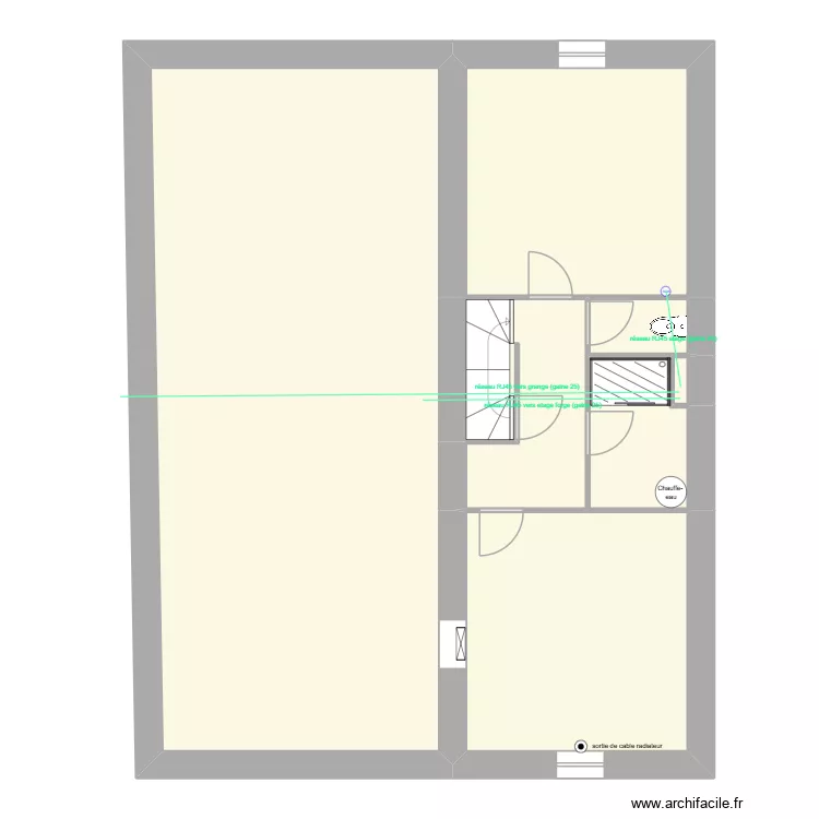 AUTRUCHE RJ45 etage V1. Plan de 7 Pièces et 115 m²