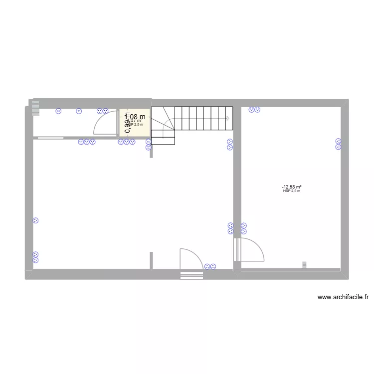Maison Etienne et Marine. Plan de 2 Pièces et 20 m² Maison Etienne et Marine. Plan de 2 Pièces et 20 m²