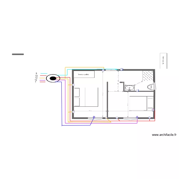 plan chambre 2.4. Plan de 
