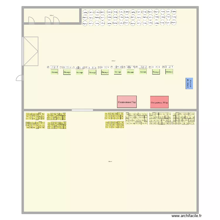 chiffon. Plan de 3 et 670 m² chiffon. Plan de 3 et 670 m²