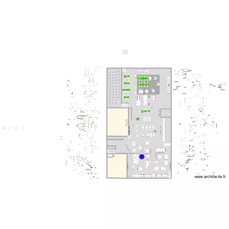 rdc stadium FINALE. Plan de 5 et 2071 m² rdc stadium FINALE. Plan de 5 et 2071 m²