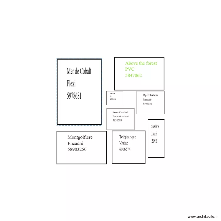 tableau Moriond. Plan de 