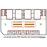 Circuit des prises RDC Quartier des hommes