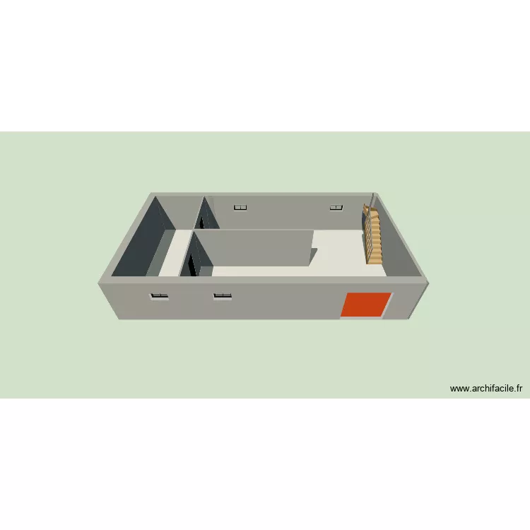 Busseau 1. Plan de 1 et 88 m² Busseau 1. Plan de 1 et 88 m²