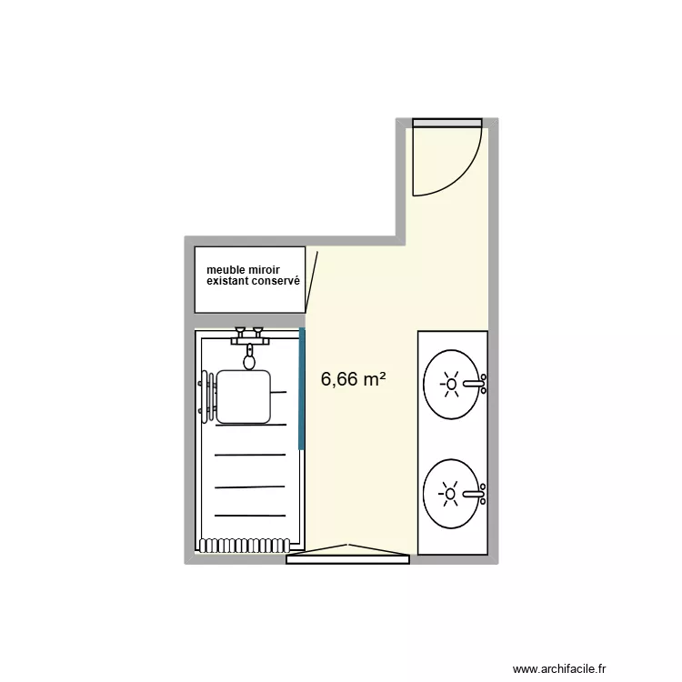 bruyeres. Plan de 1 et 7 m² bruyeres. Plan de 1 et 7 m²