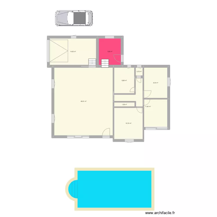 maison. Plan de maison. Plan de