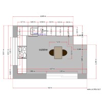 cuisine implantation évier et lave-vaisselle 