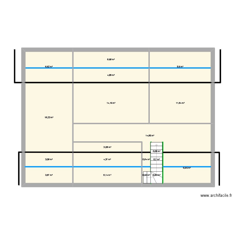 test. Plan de 0 pièce et 0 m2