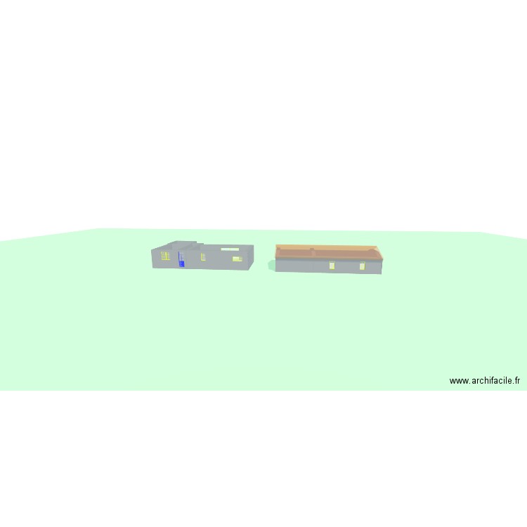 Masse 1. Plan de 5 pièces et 145 m2