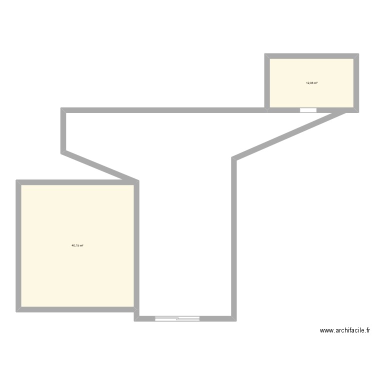 stage nous anti gaspi. Plan de 2 pièces et 52 m2