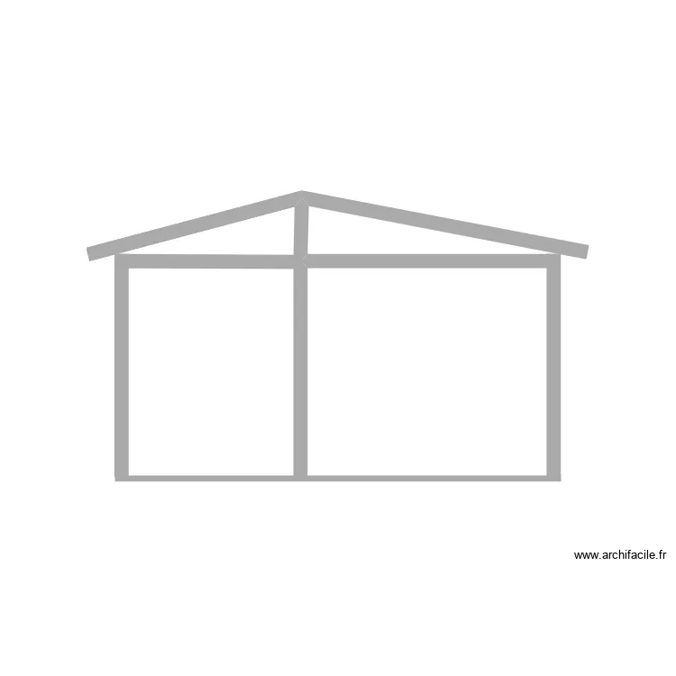 garage. Plan de 