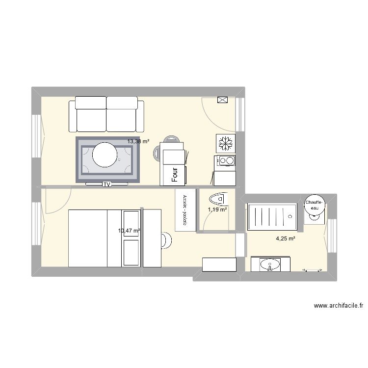 Abbé greg modif ‘. Plan de 0 pièce et 0 m2