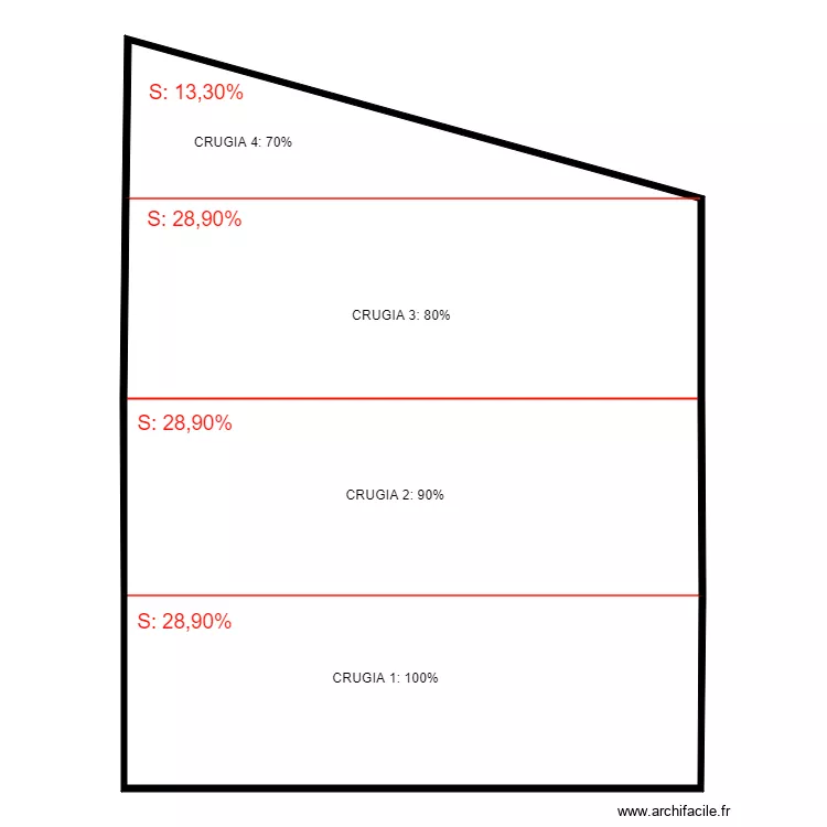 OLIMPIA 1. PAS DE LA CASA. Plan de 3 pièces et 250 m²