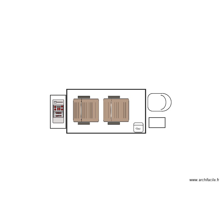 Stockage mobilier jardin. Plan de 0 pièce et 0 m2