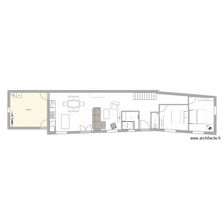 projet n°1. Plan de 1 et 17 m² projet n°1. Plan de 1 et 17 m²
