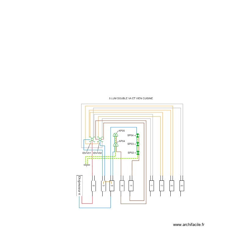 double VA ET VIEN CUISINE. Plan de 0 pièce et 0 m2 double VA ET VIEN CUISINE. Plan de 0 pièce et 0 m2