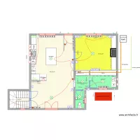 Plan Rdc - Bombart &eacute;tat futur lot &eacute;lectricit&eacute;