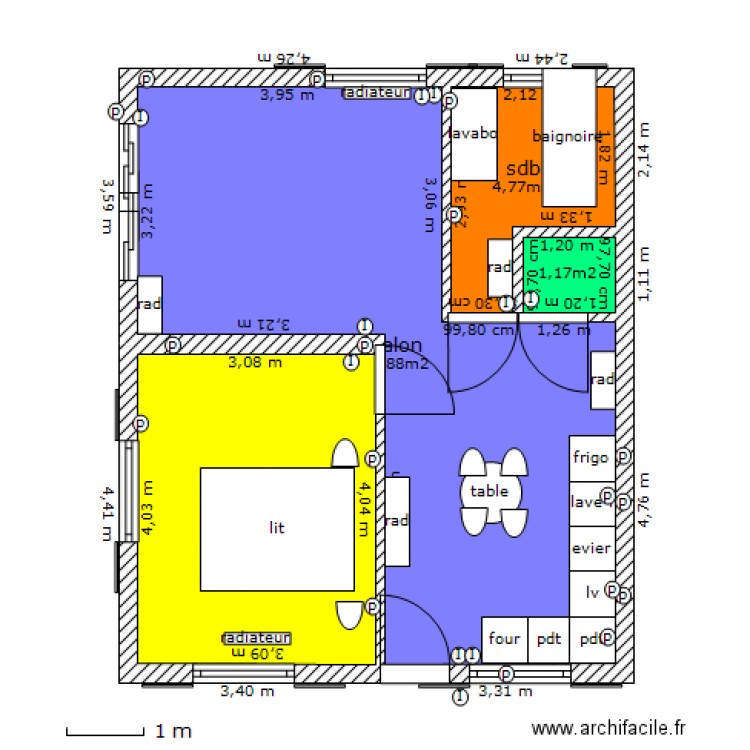 PLAN1. Plan de 0 pièce et 0 m2