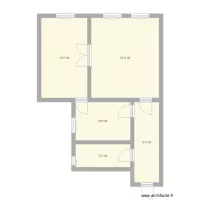 SERRAUD apart 3 Chambre PLAN DE BASE
