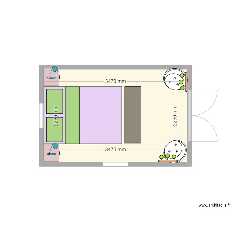 roulotte . Plan de 0 pièce et 0 m2