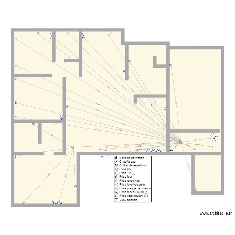 atila prise. Plan de 0 pièce et 0 m2
