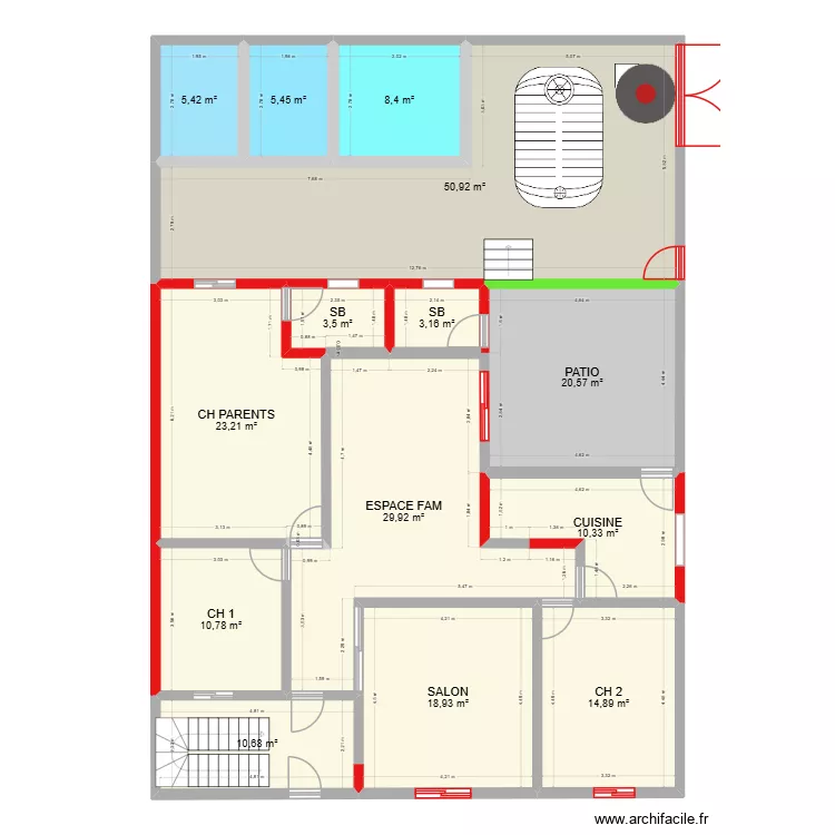 plan M 2. Plan de 14 et 216 m² plan M 2. Plan de 14 et 216 m²