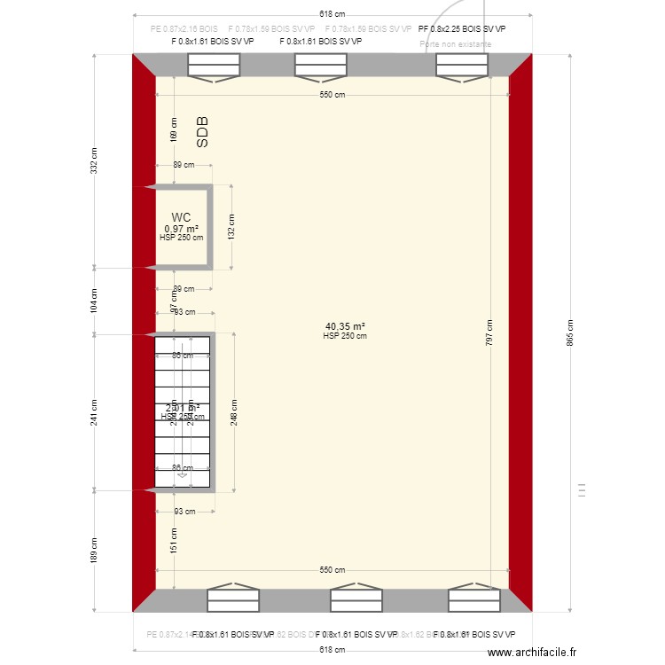 Tresgallo . Plan de 6 pièces et 87 m2