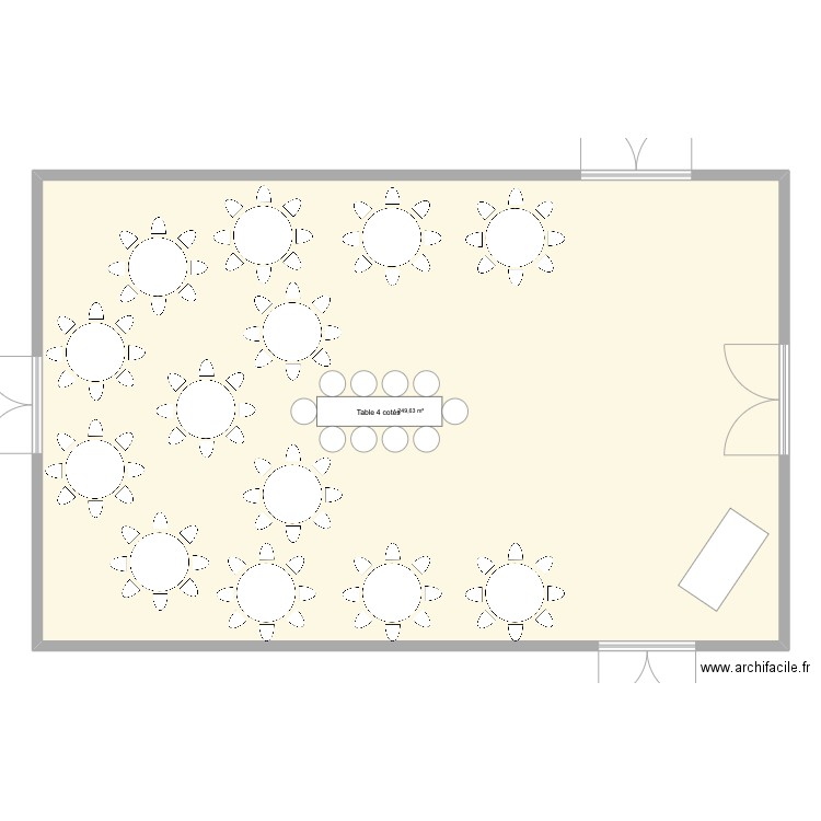 Lartus plan de table 1. Plan de 0 pièce et 0 m2